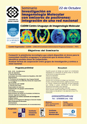Seminario de Imagenología Molecular - CUDIM